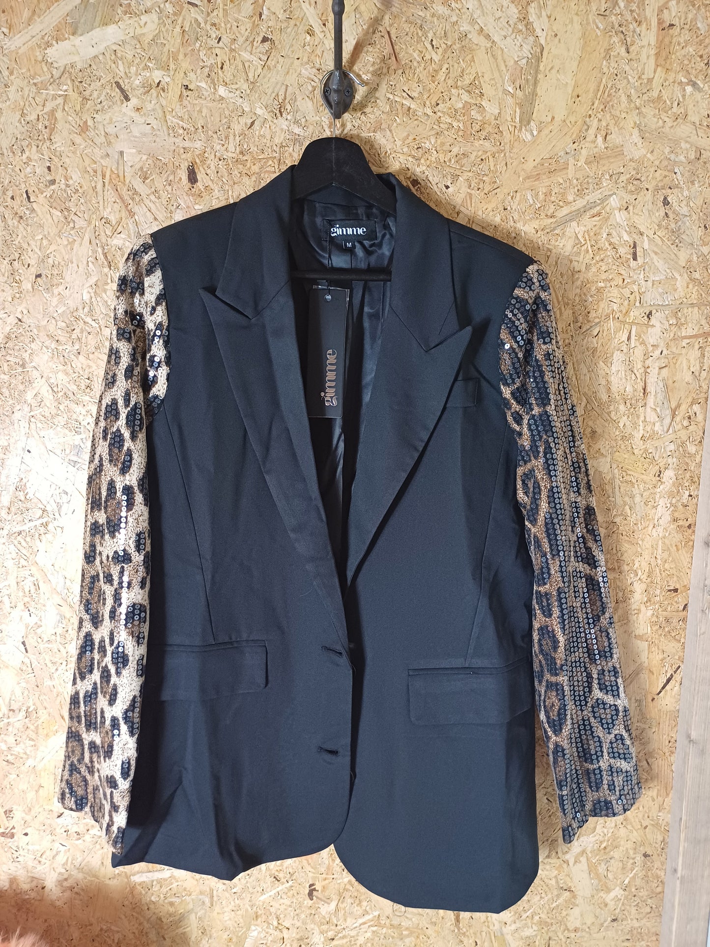 Leopard blazer