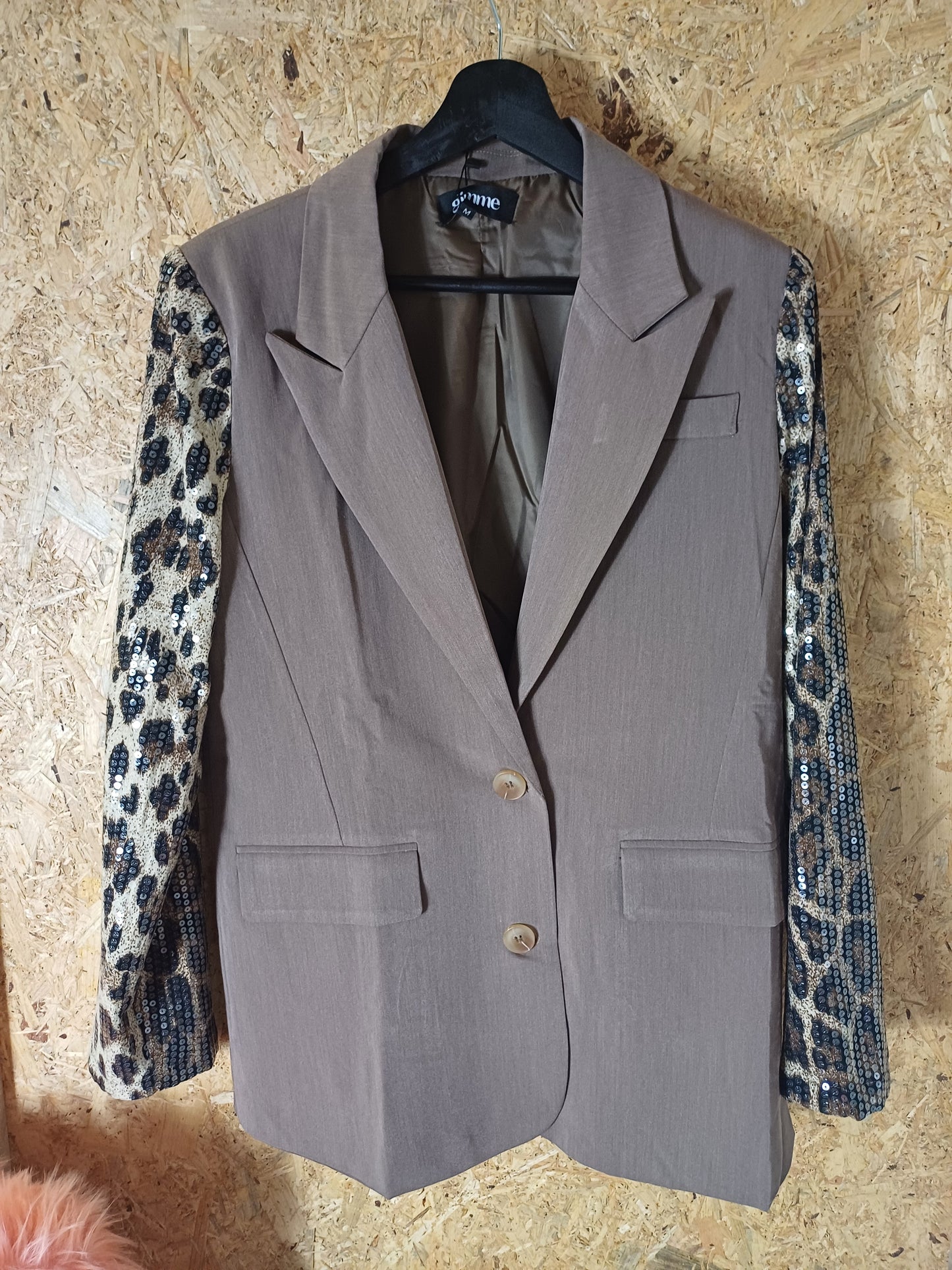Leopard blazer