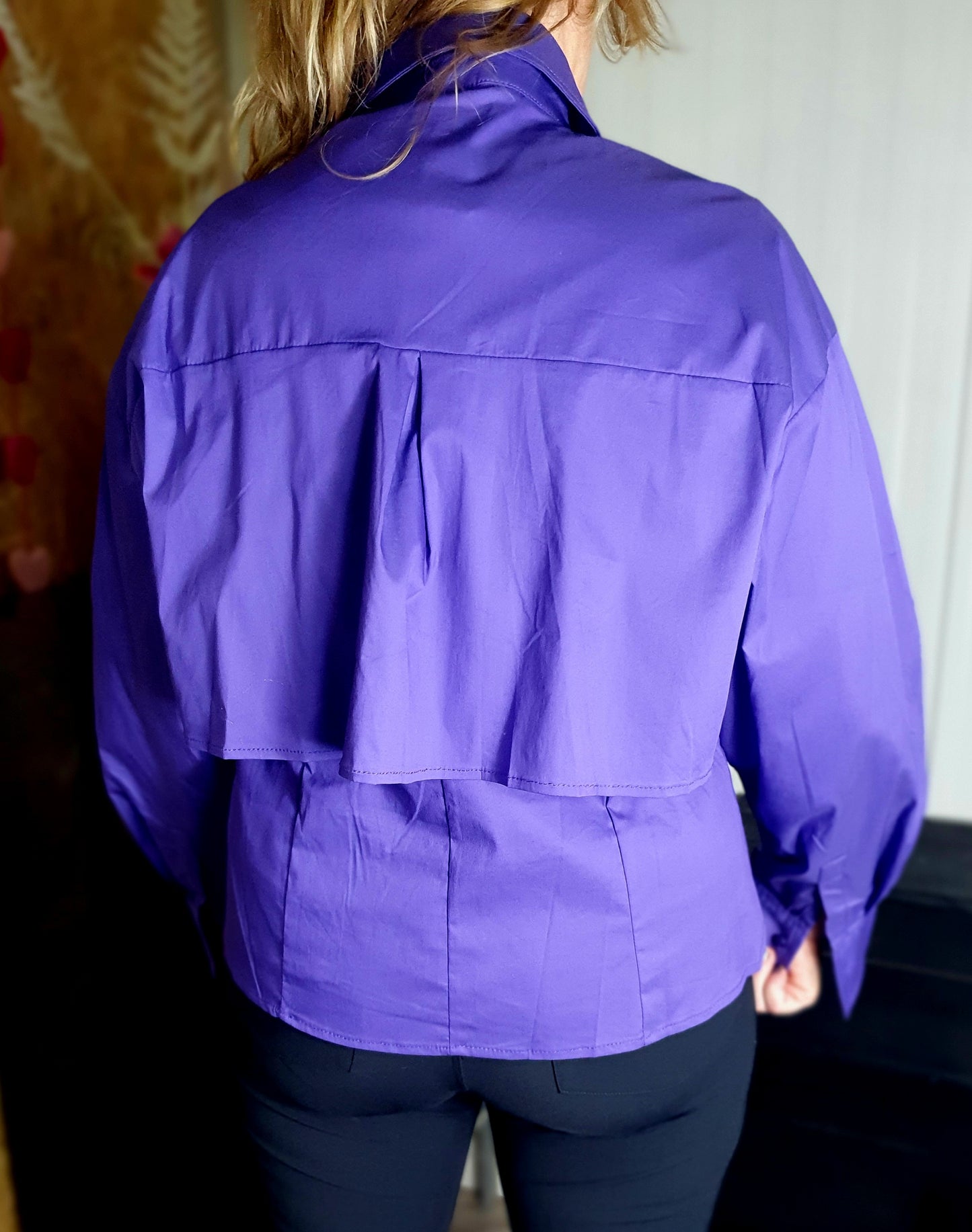 Blouse paars