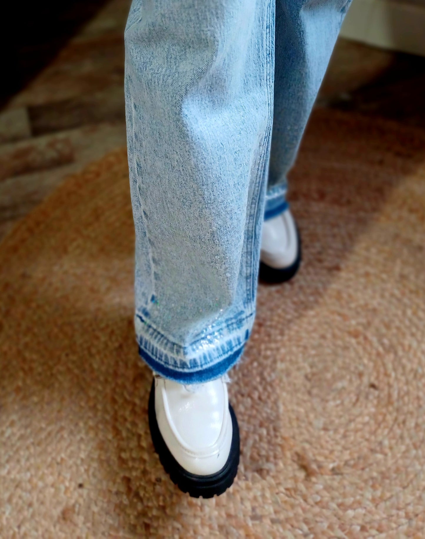 Jeans wide legg