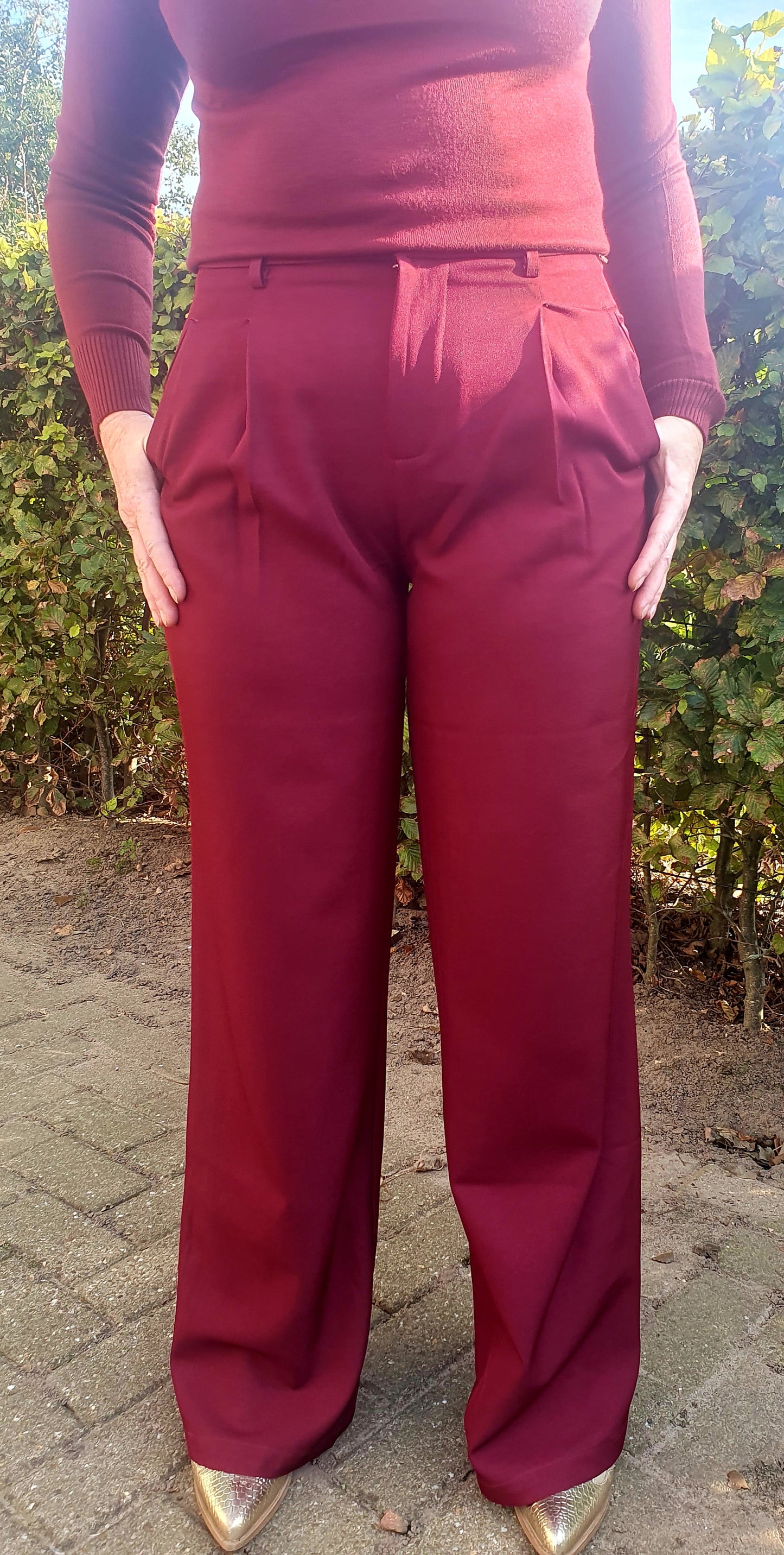 Bordeaux broek