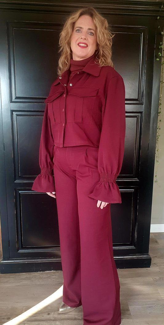 Bordeaux broek
