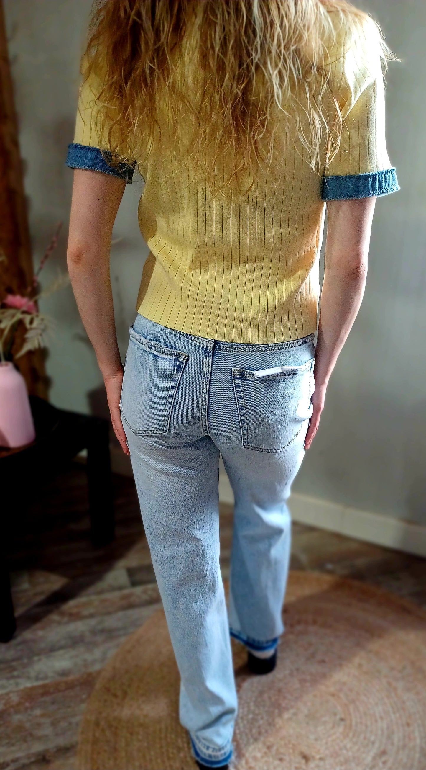Jeans wide legg