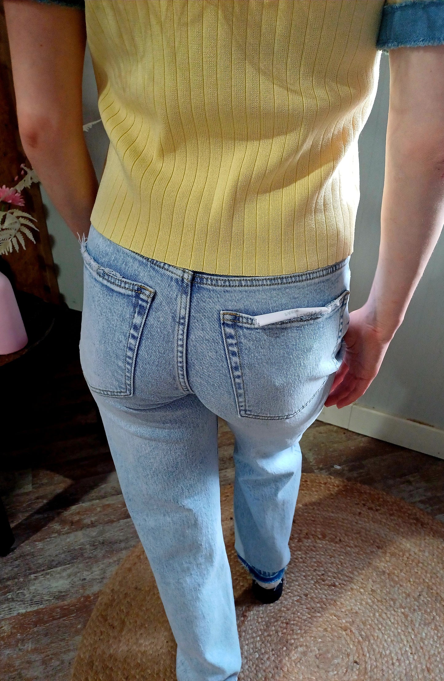 Jeans wide legg