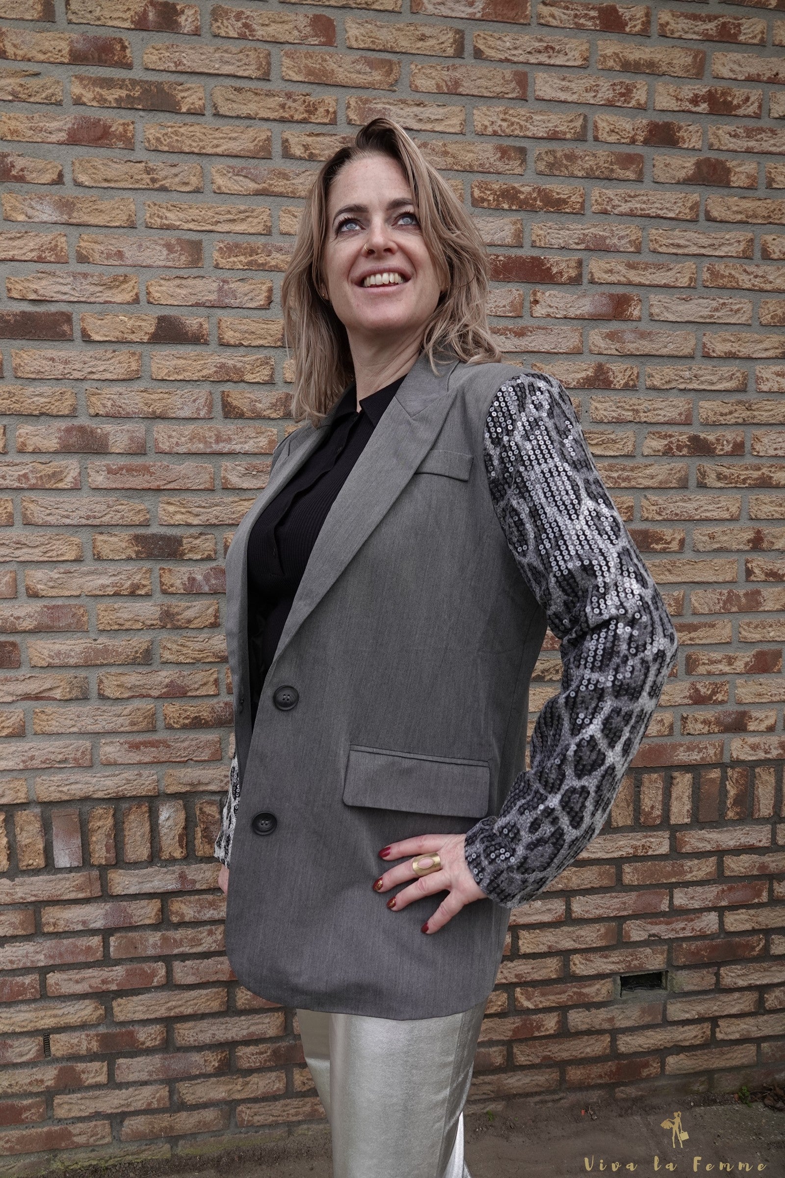 Leopard blazer