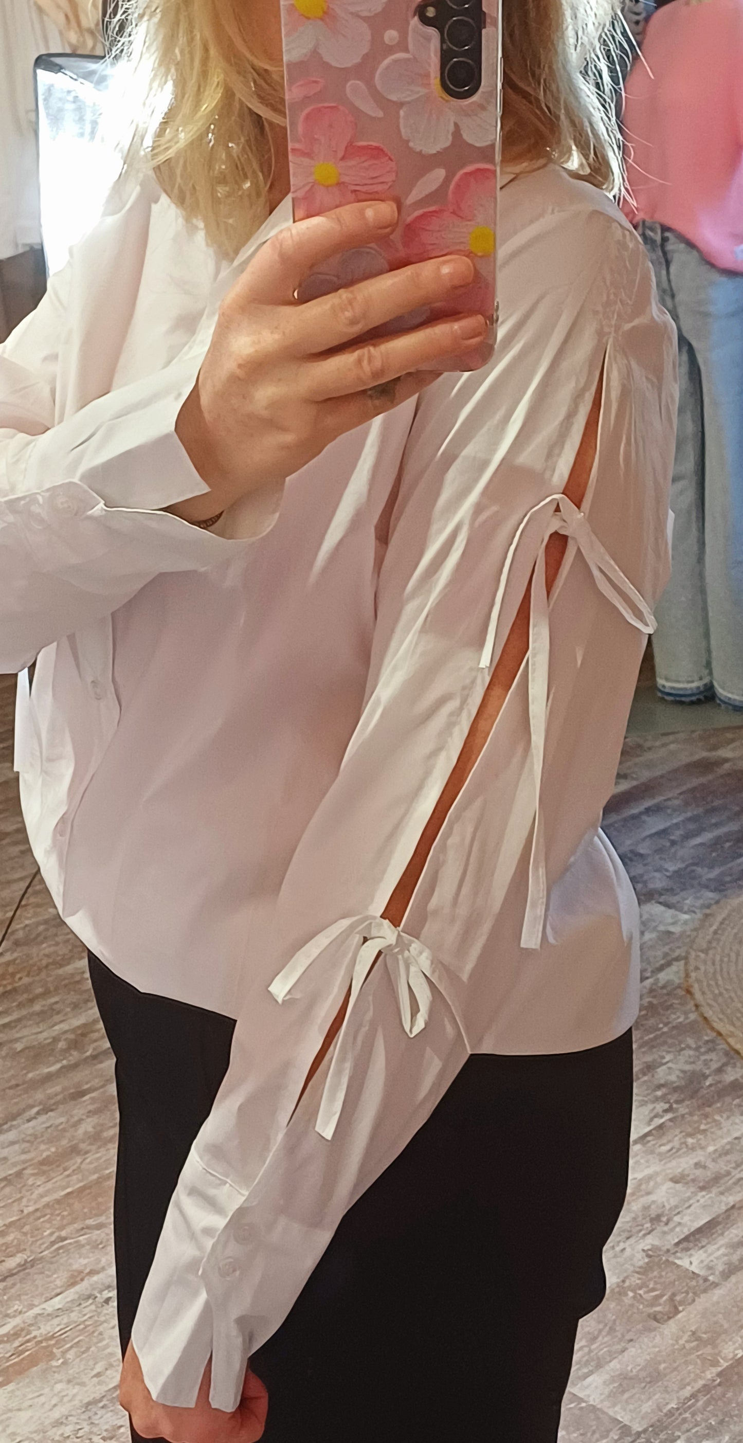 Witte blouse