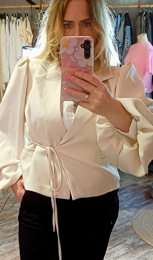 Blazer met balonmouw