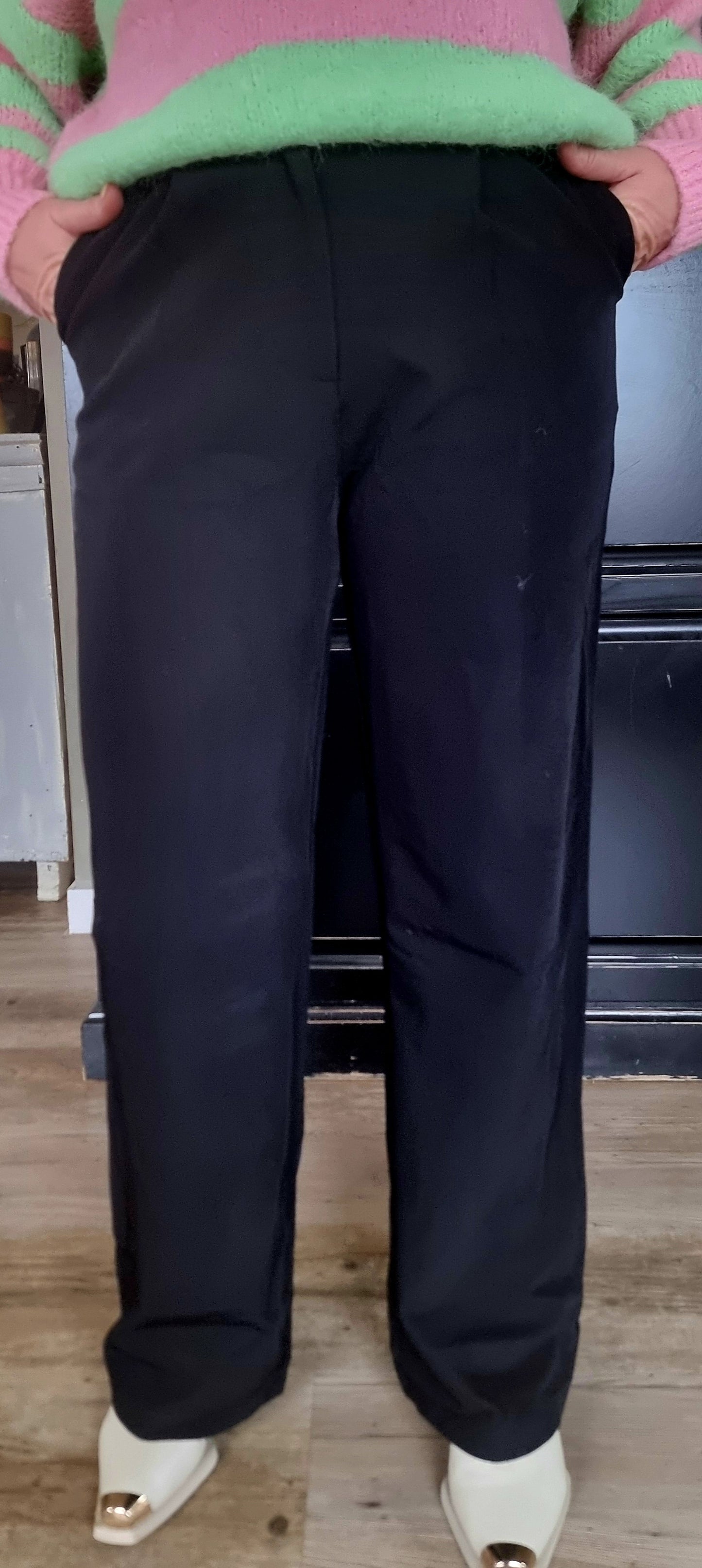 Pantalon zwart azzurro