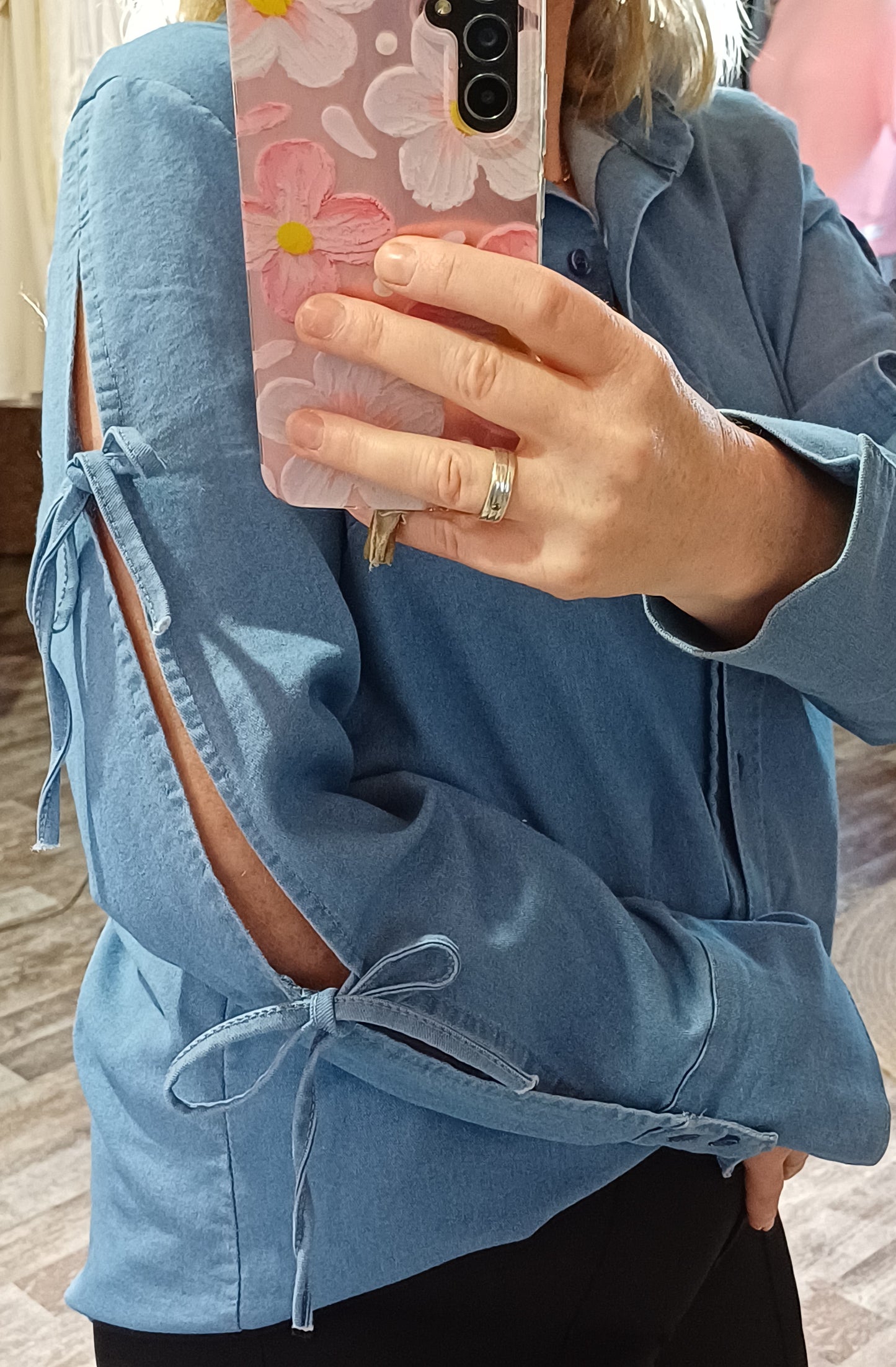 Spijkerblouse