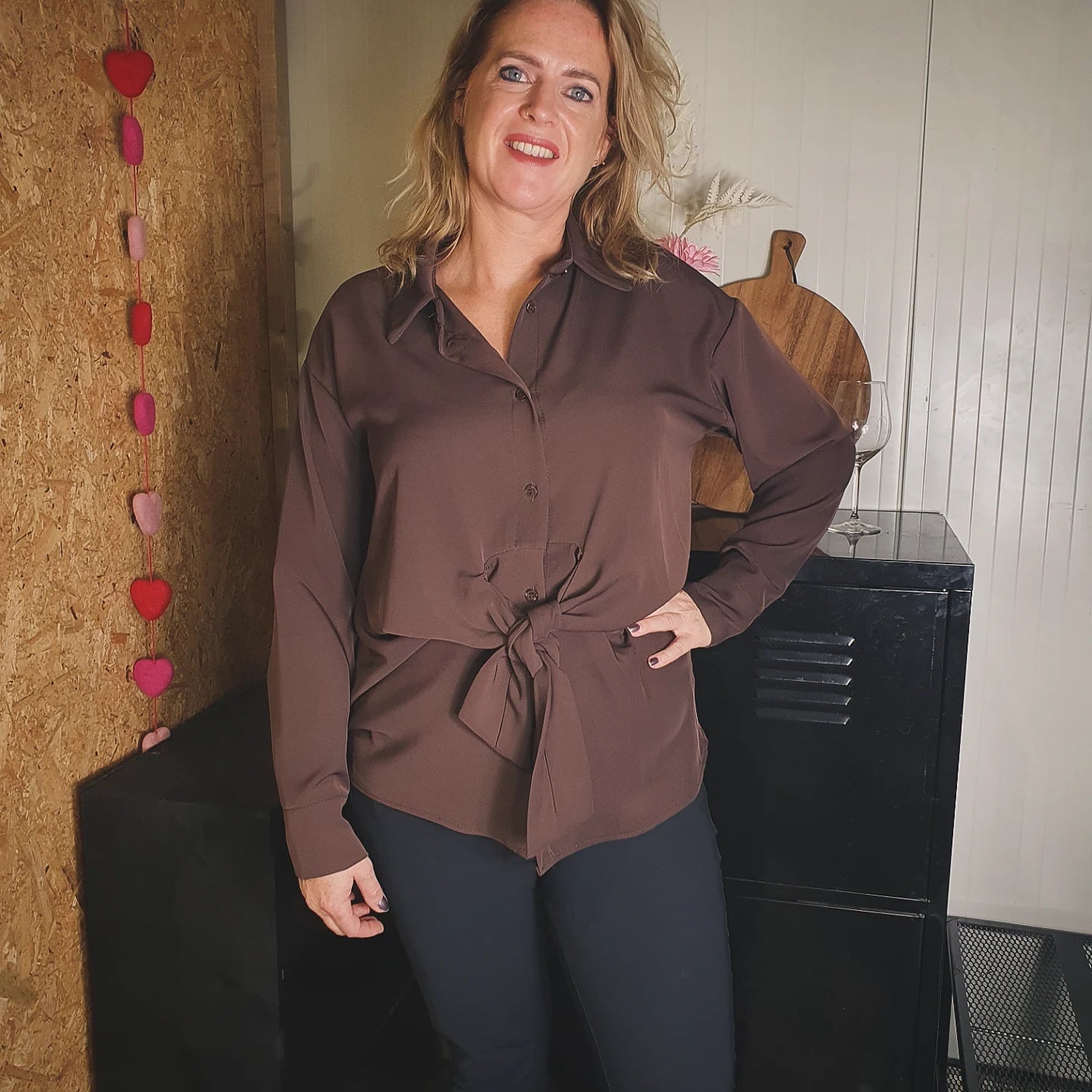 Blouse met strik