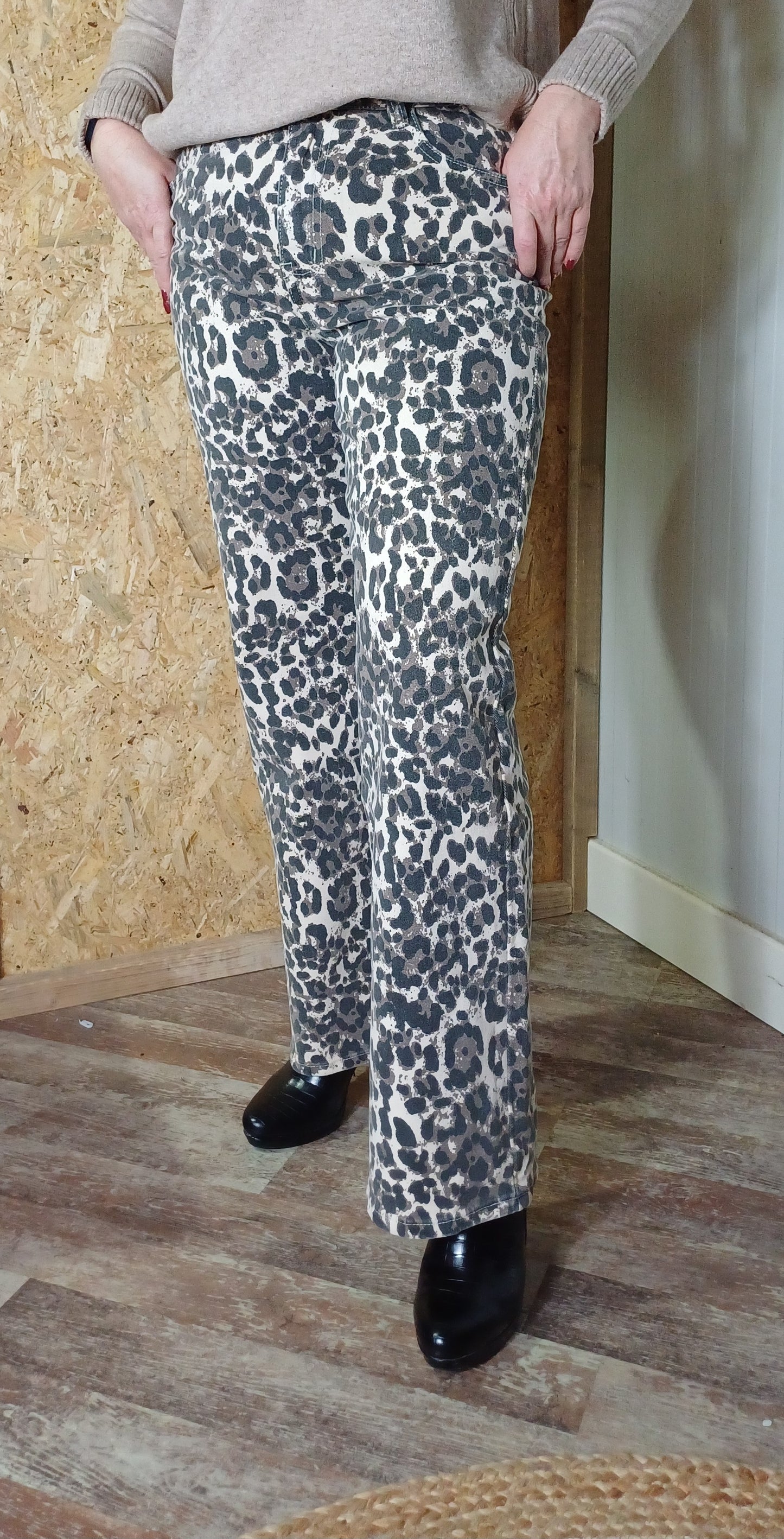 Jeans leopard