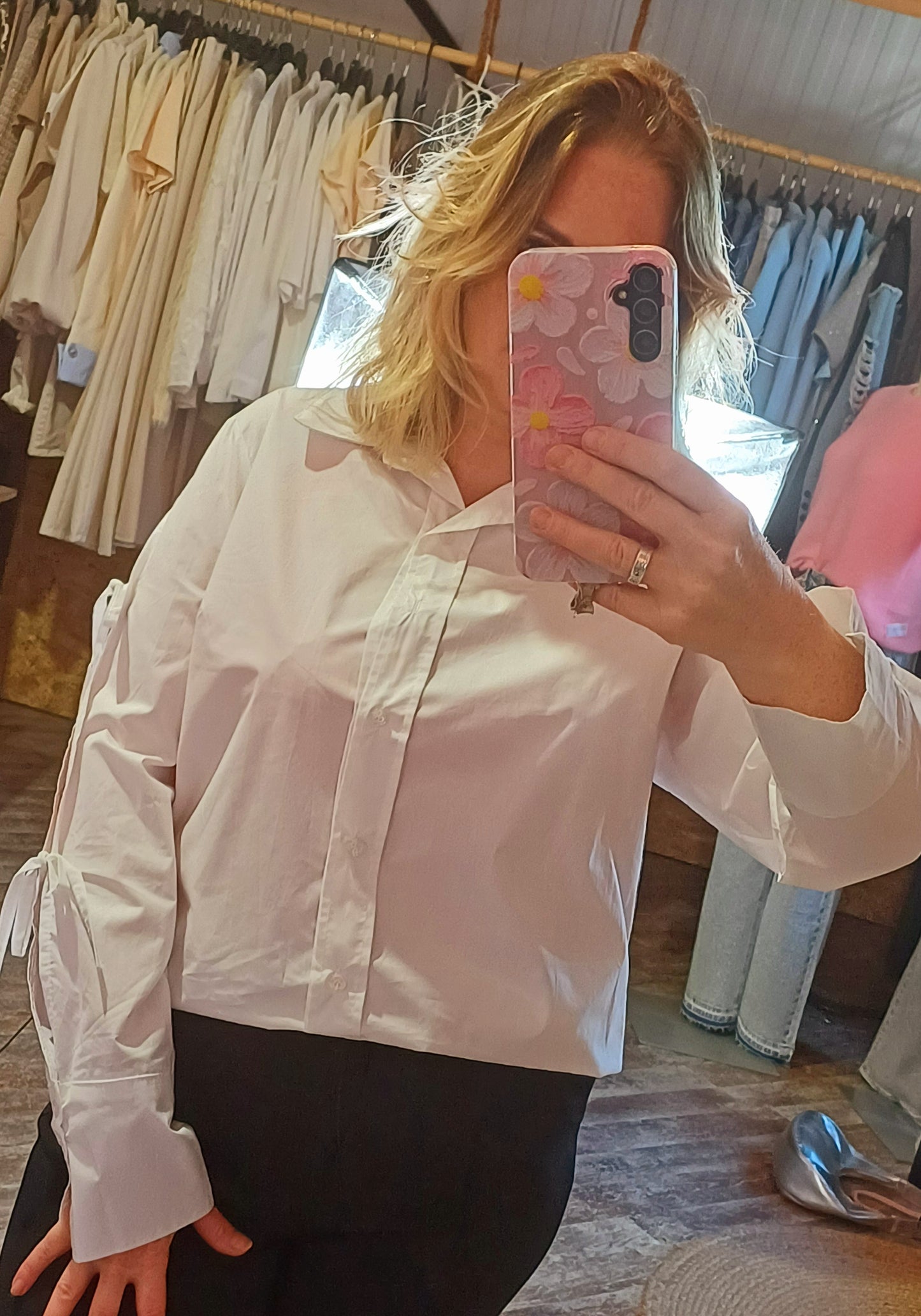 Witte blouse