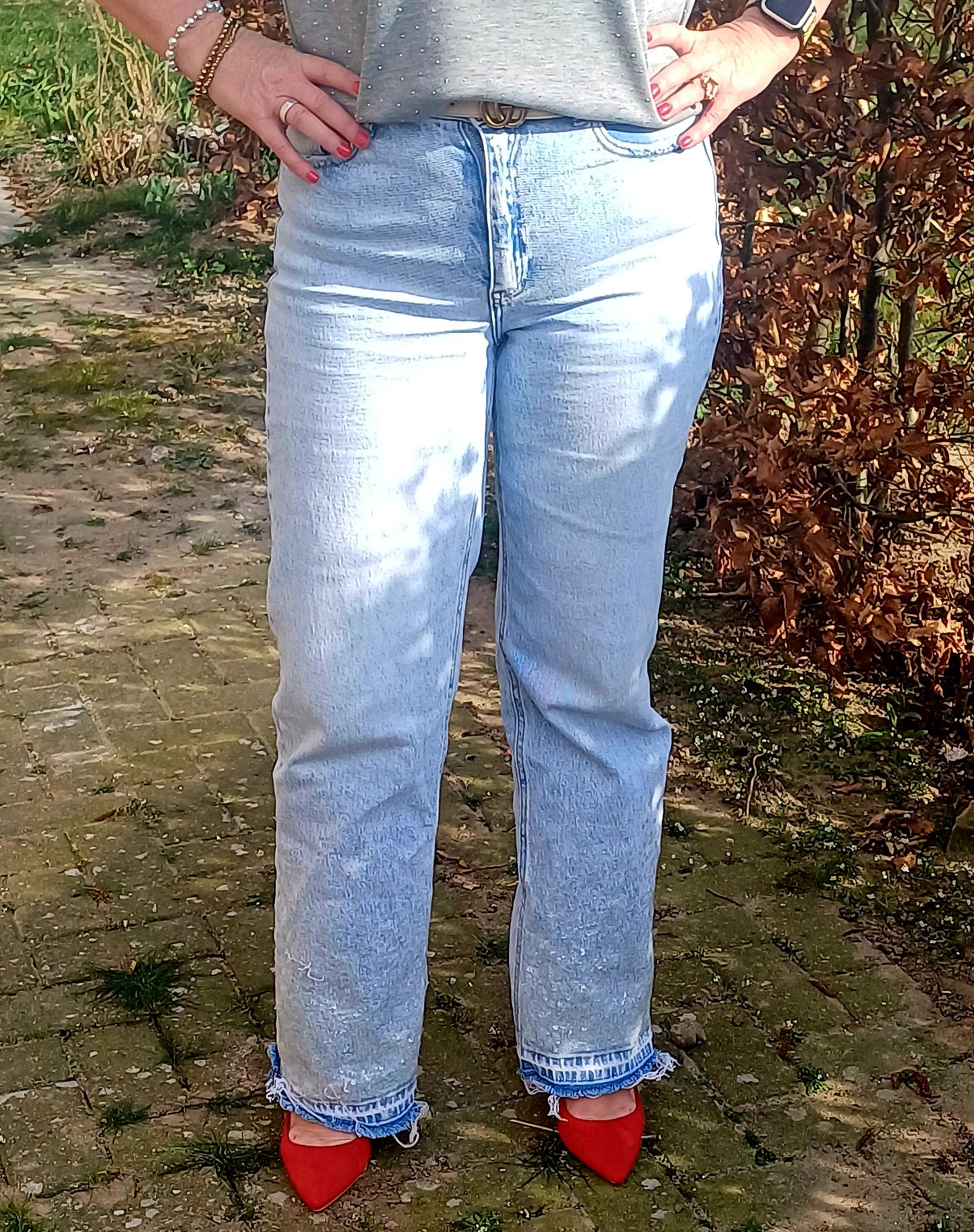 Jeans wide legg